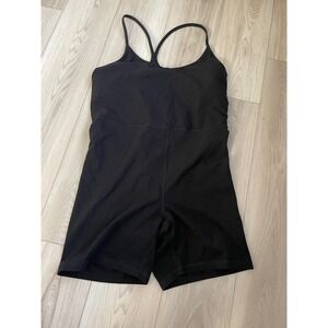 Old Navy Active Romper‎ XL Black PowerChill Go-Dry Sleeveless Athletic